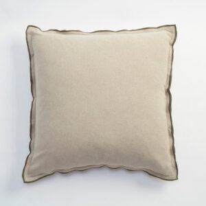 Linen Olive Marrow Edge Detail 60 x 60